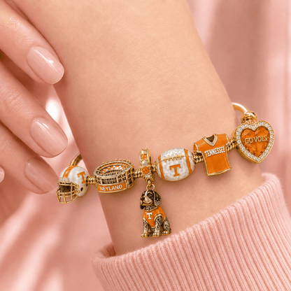 TVF Gold Charm Bracelet Set TMH